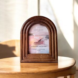 Handcrafted Wooden Picture Frame for 5”x7” photo